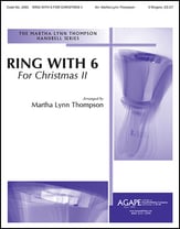 Ring with 6 for Christmas No. 2 Handbell sheet music cover